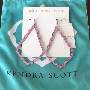 Kendra Scott Sophee Matte Earrings in Lilac.  NWT.